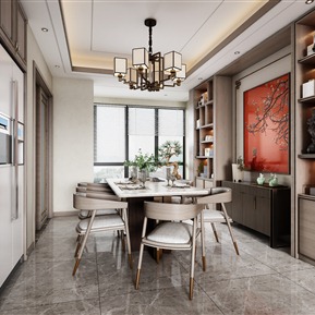 新中式 餐厅 客餐厅