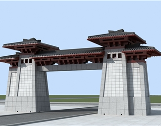 中式 古建 古建阙楼