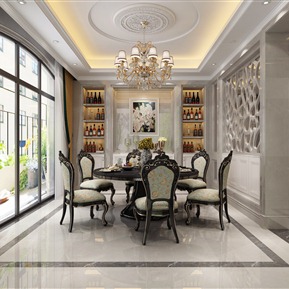 欧式 餐厅 古典 客餐厅