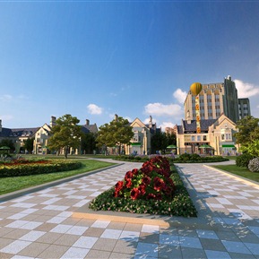 简欧 商业楼 会所商业