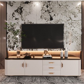 轻奢 客餐厅 客厅