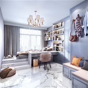 简欧 榻榻米卧室 简美榻榻米书房卧室