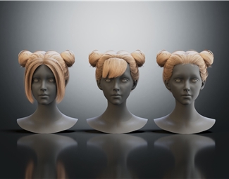 现代 头发 女性发型 女生发型