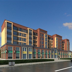 现代 商业楼 商业住宅楼