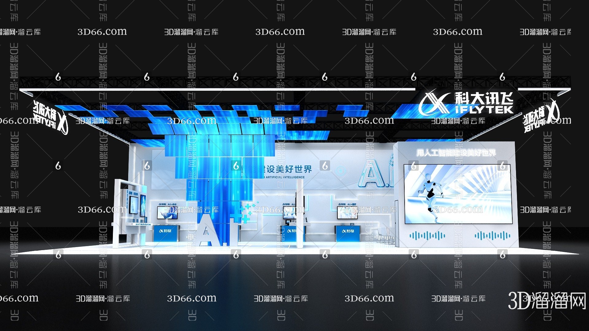 【展厅3D模型下载】-展厅3D模型素材下载_3D溜溜网-花瓣网