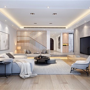 现代 客厅 极简客厅