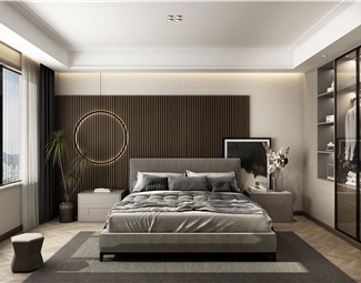 现代 卧室 简约卧室
