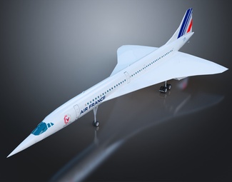 现代飞机模型