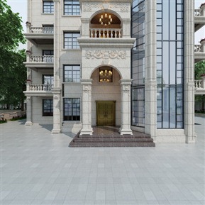 欧式 独 别墅 别墅外观全景漫游