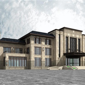 欧式 会所建筑 会所售楼处