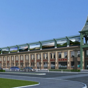 简欧 商业街 商业