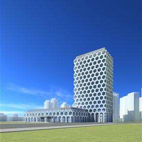 现代 酒店建筑 酒店