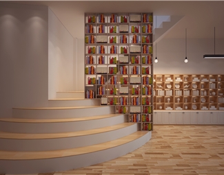 现代阶梯阅览室