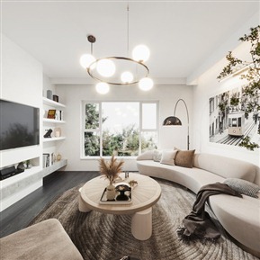 侘寂 客厅 客厅全景