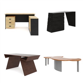 现代 办公桌 桌子