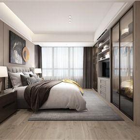 现代 卧室