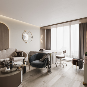 现代 SPA 美容院包间