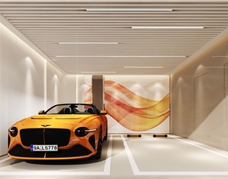 62mb下载现代别墅地下车库3d模型下载92.