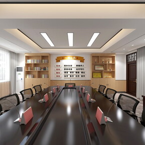 现代 会议室 学校会议室
