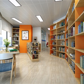 现代 图书馆 阅读室