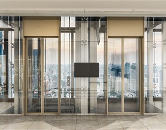 现代升降电梯结构