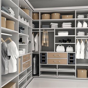 现代 衣柜 衣帽间衣柜衣服柜子组合
