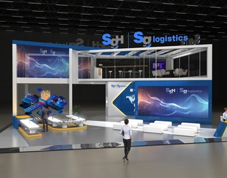 佐川展览展示展台模型