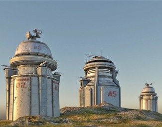 现代地堡3d模型下载