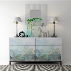 现代 玄关柜 装饰柜装饰品组合