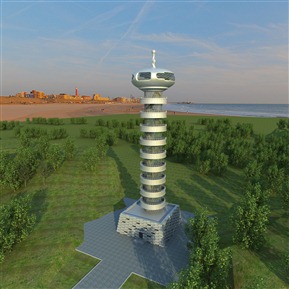 现代 塔 湿地瞭望塔
