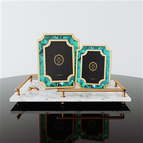 现代 摆件 玛瑙纹相架