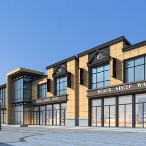 现代 商业街 商业