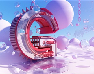 现代卡通建筑