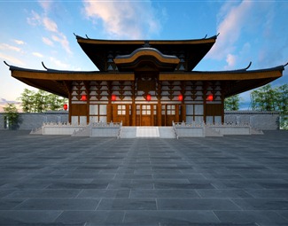 中式古建筑外观效果