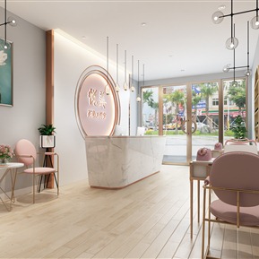 轻奢 前台 美容前台接待