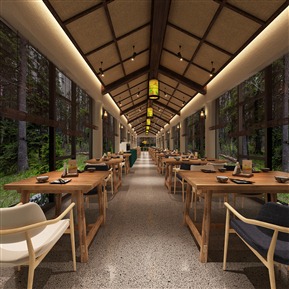 新中式 餐厅 酒店早餐厅