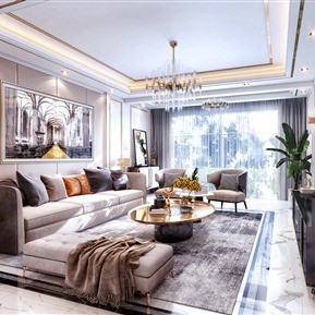 轻奢 客厅