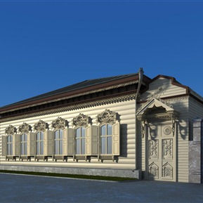 复古 餐厅建筑 餐厅