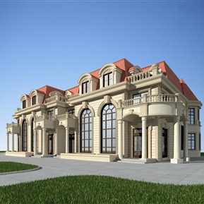 欧式 双拼别墅 别墅