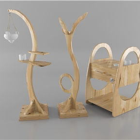 现代 猫爬架 猫树