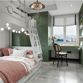 美式 儿童房 卧室