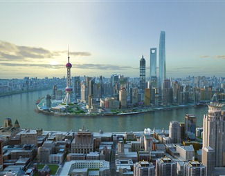 现代中国城市地标建筑