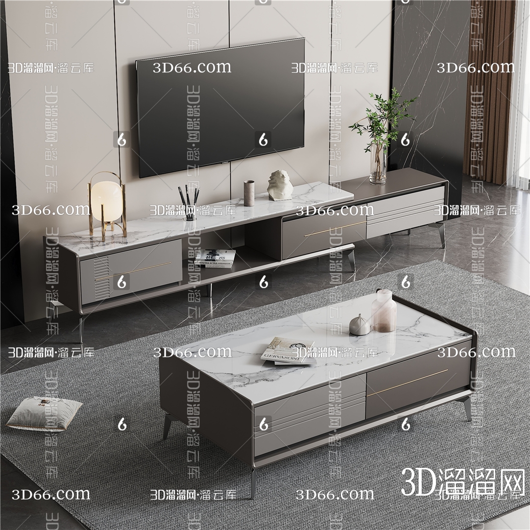 【现代电视柜3D模型】-3D现代电视柜3d模型下载-溜溜IDBEH16266429206-免费3Dmax模型库_3d溜溜网