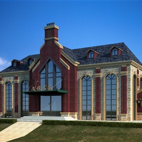 欧式 建筑 书院