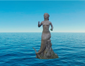 现代美人鱼女神