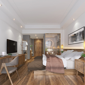 现代 客房 房间