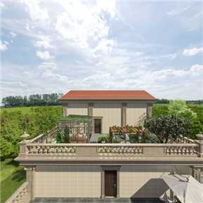 简欧 花园 别墅外观