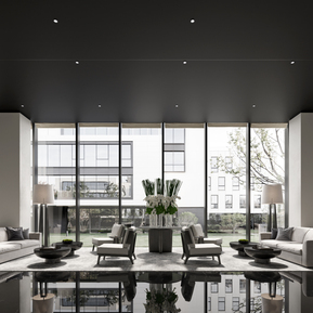 现代 休闲区 售楼处大厅