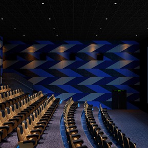 现代 电影院 大电影厅