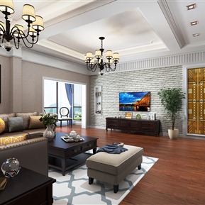 美式 客厅